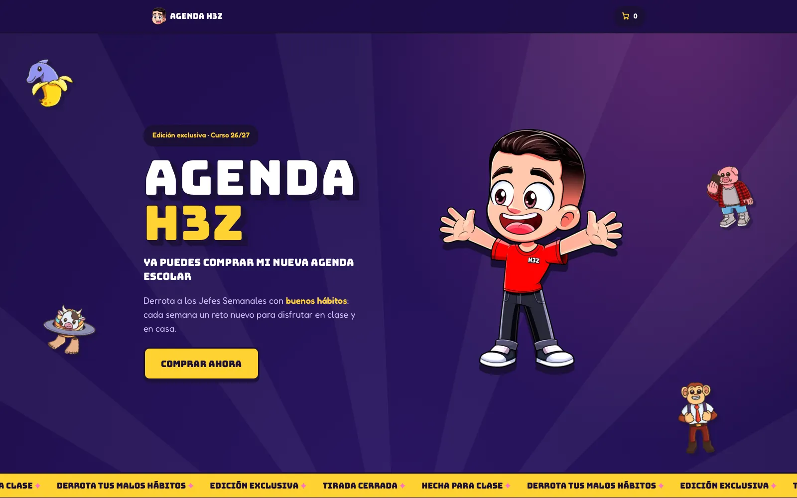 Captura de Agenda H3Z
